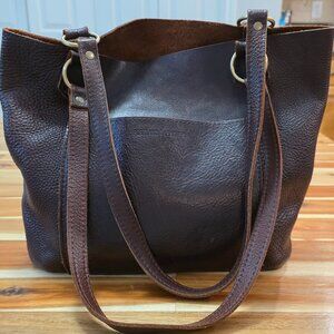 Portland Leather Market Tote